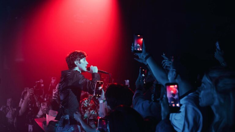 Troye Sivan performing live at Apple Music Hall